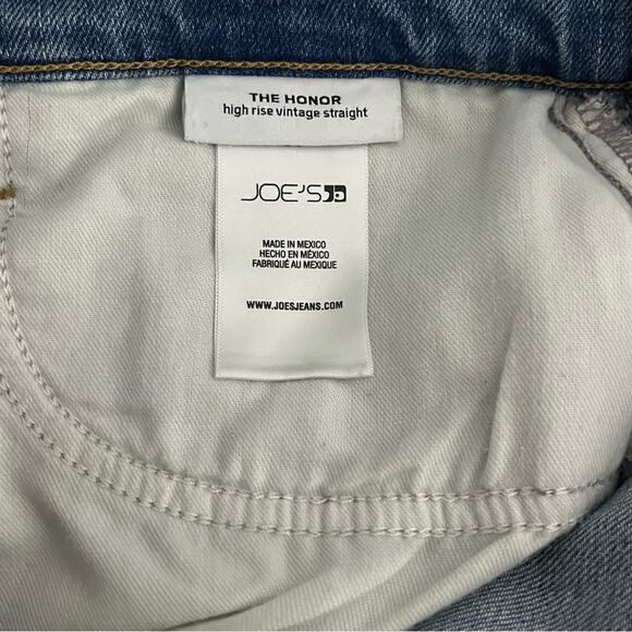 Joe's Jeans The Honor High Rise Vintage Straight in Darling Size 31 NWT - Picture 3 of 9